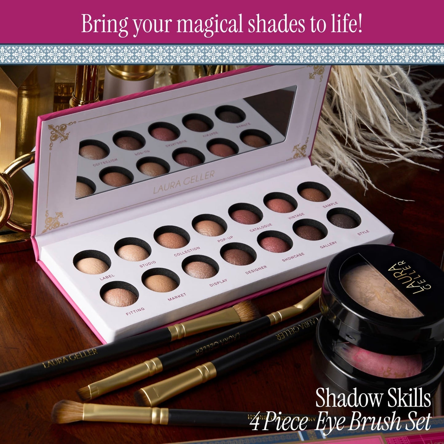 Shadow Skills 4PC Eye Brush Set